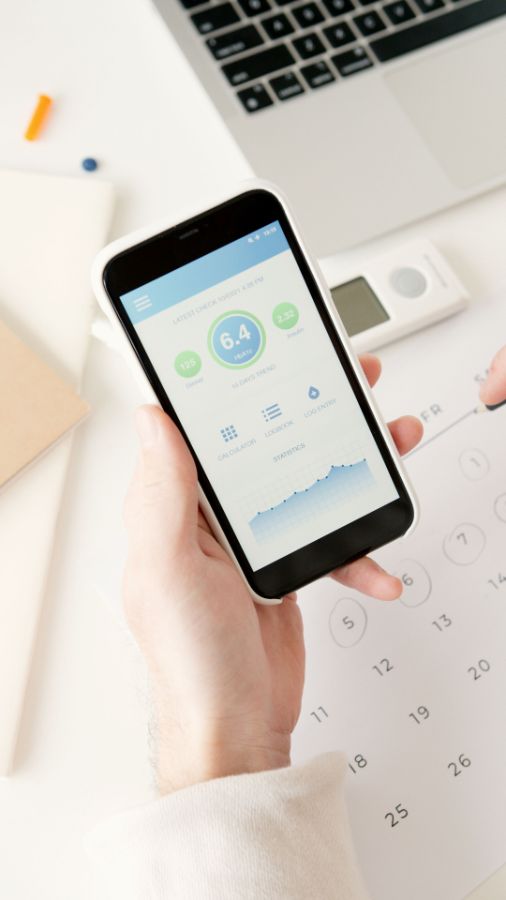 Drop: contractor with plans or a tablet